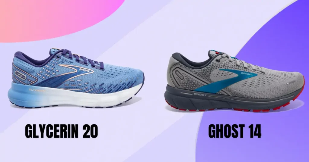 What distinguishes Brooks Glycerin 20 from Ghost 14 in 2024?